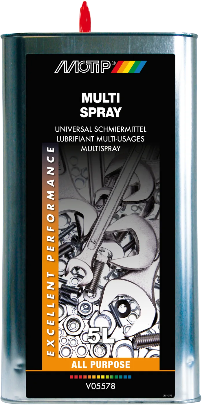 Універсальне мастило-спрей (велика тара) MOTIP Multi Spray (Drum), 5 л