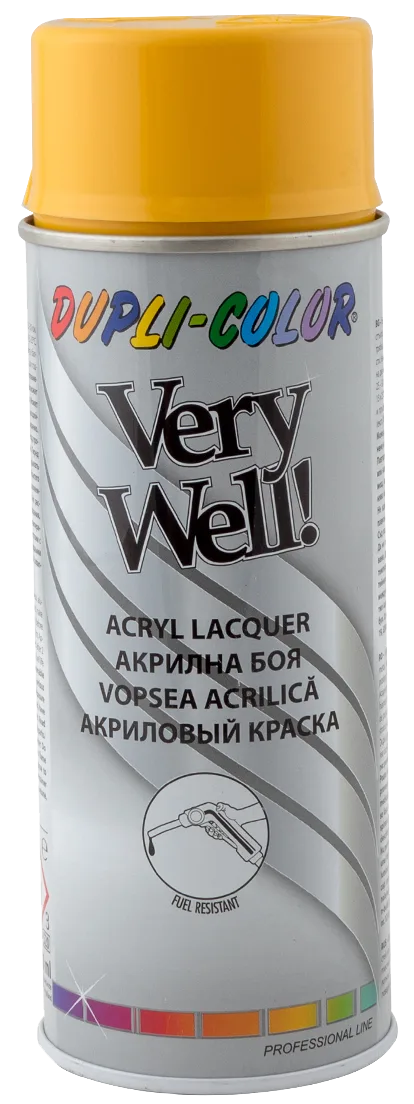 Акрилова емаль Dupli-Color Very Well RAL 1004 золотисто-жовтий, 400 мл