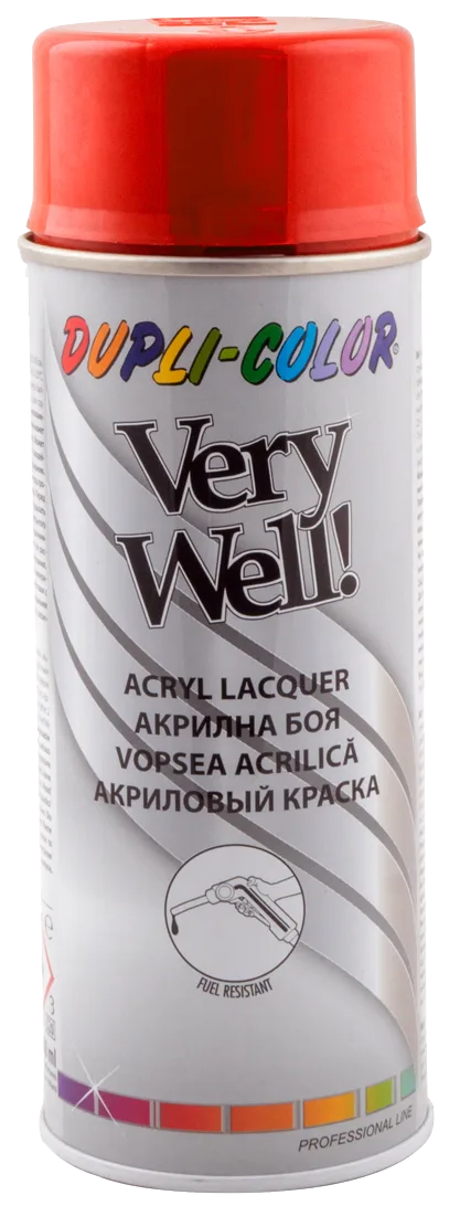 Акриловая эмаль Dupli-Color Very Well RAL 2002 ярко-оранжевый, 400 мл