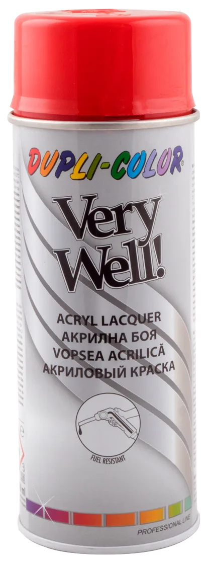 Акрилова емаль Dupli-Color Very Well RAL 3000 вогненно-червоний, 400 мл
