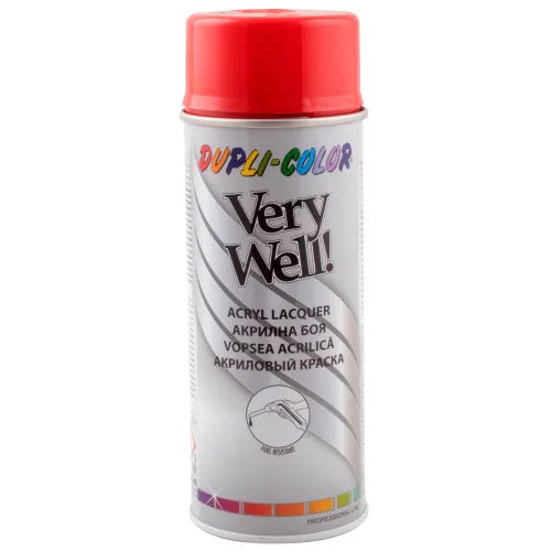 Акриловая эмаль Dupli-Color Very Well RAL 3000 огненно-красный, 400 мл