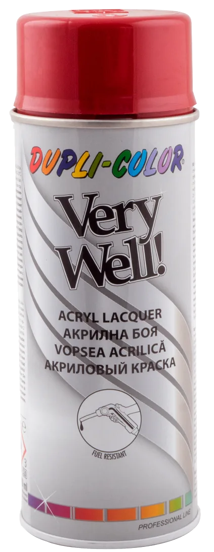 Акрилова емаль Dupli-Color Very Well RAL 3003 рубіново-червоний, 400 мл