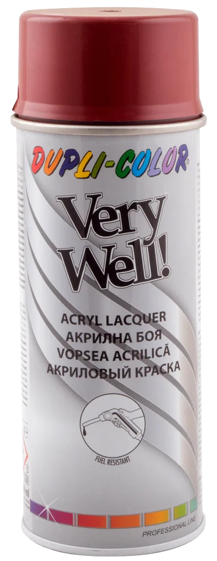 Акрилова емаль Dupli-Color Very Well RAL 3009 оксидно-червоний, 400 мл