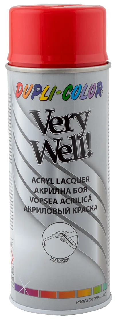 Акрилова емаль Dupli-Color Very Well RAL 3020 червоний, 400 мл
