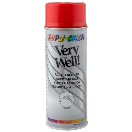 Акриловая эмаль Dupli-Color Very Well RAL 3020 красный, 400 мл