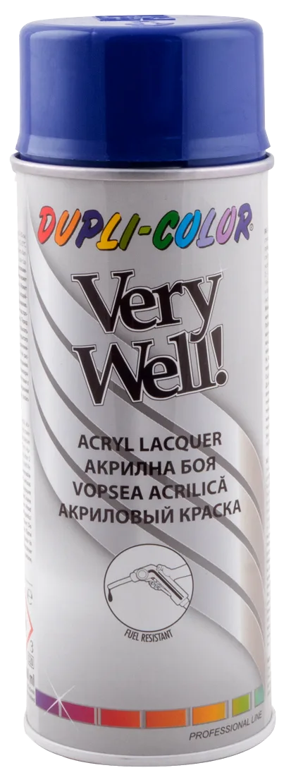 Акрилова емаль Dupli-Color Very Well RAL 5002 синій, 400 мл