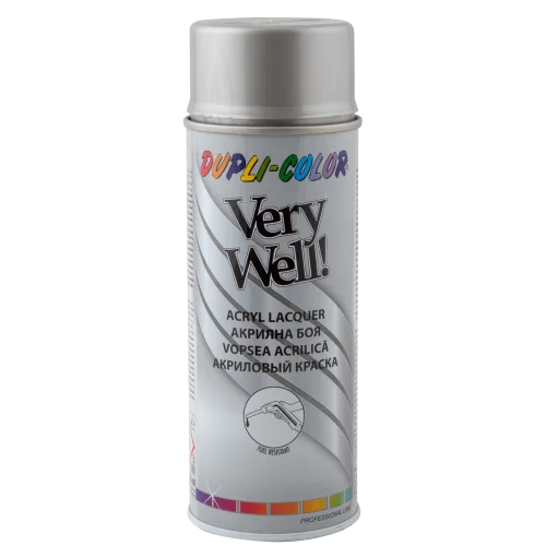 Акриловая эмаль Dupli-Color Very Well RAL 9006 бело-алюминиевый, 400 мл