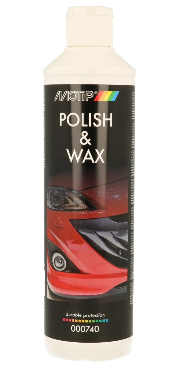 Полироль-воск для кузова MOTIP Polish & Wax, 500 мл