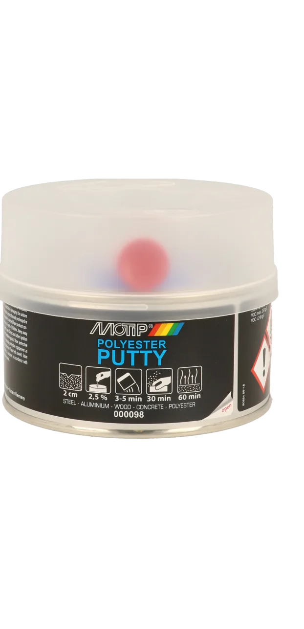 Двокомпонентна поліефірна шпаклівка MOTIP Polyester Putty, 250 г