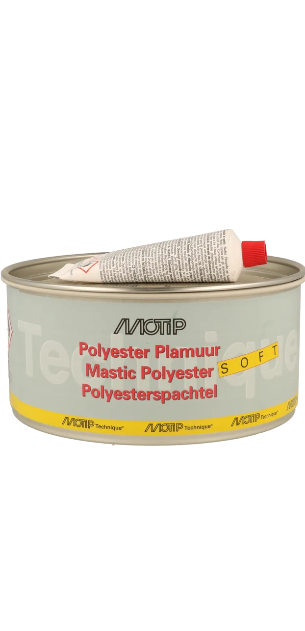 Двокомпонентна поліефірна шпаклівка MOTIP Polyester Putty 'Soft' (Profi), 2 кг
