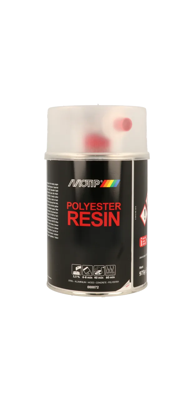 Двокомпонентна поліефірна смола MOTIP Polyester Resin, 250 г