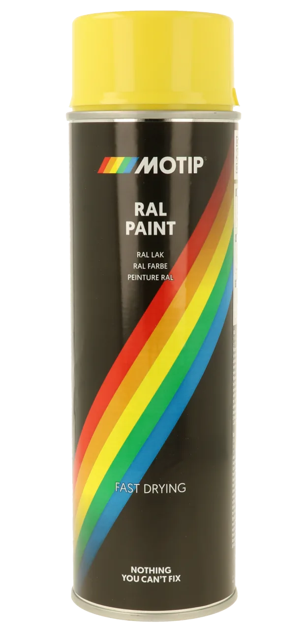 Універсальна глянцева фарба за RAL MOTIP RAL Paint, жовтий, 500 мл