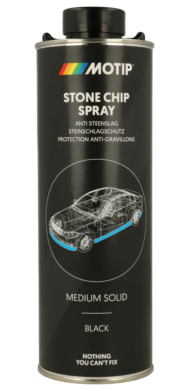 Антигравий для нанесения пистолетом MOTIP Stone Chip Spray 1 l (Medium Solid), серый, 1 л