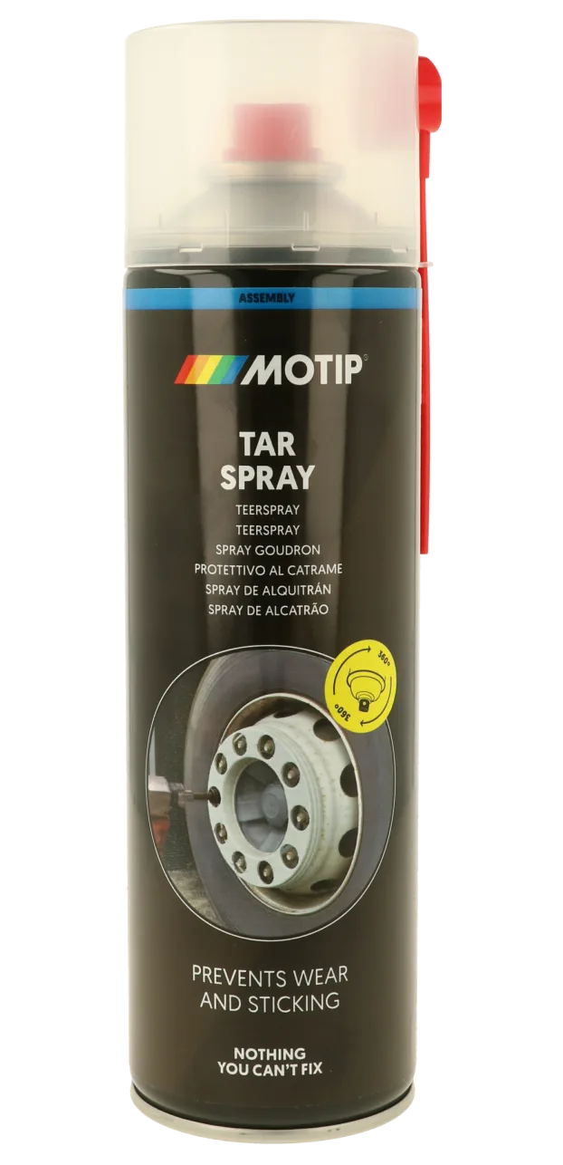 Дьогтьовий спрей для різьбових з'єднань MOTIP Tar Spray, 500 мл