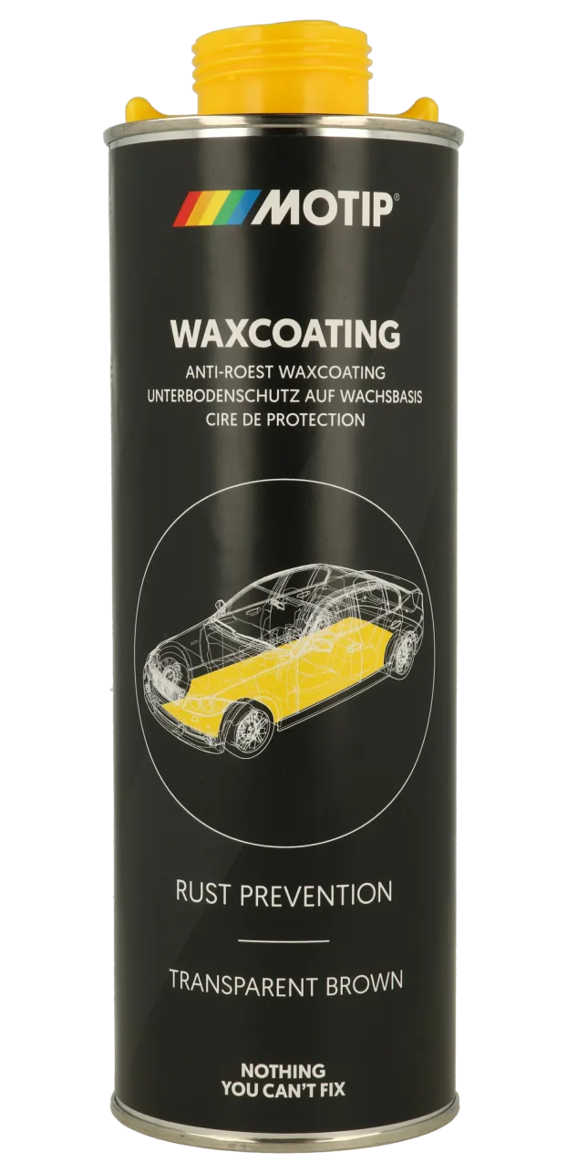 Антикорозійне воскове покриття для днища MOTIP Waxcoating 1 l, чорний, 1 л