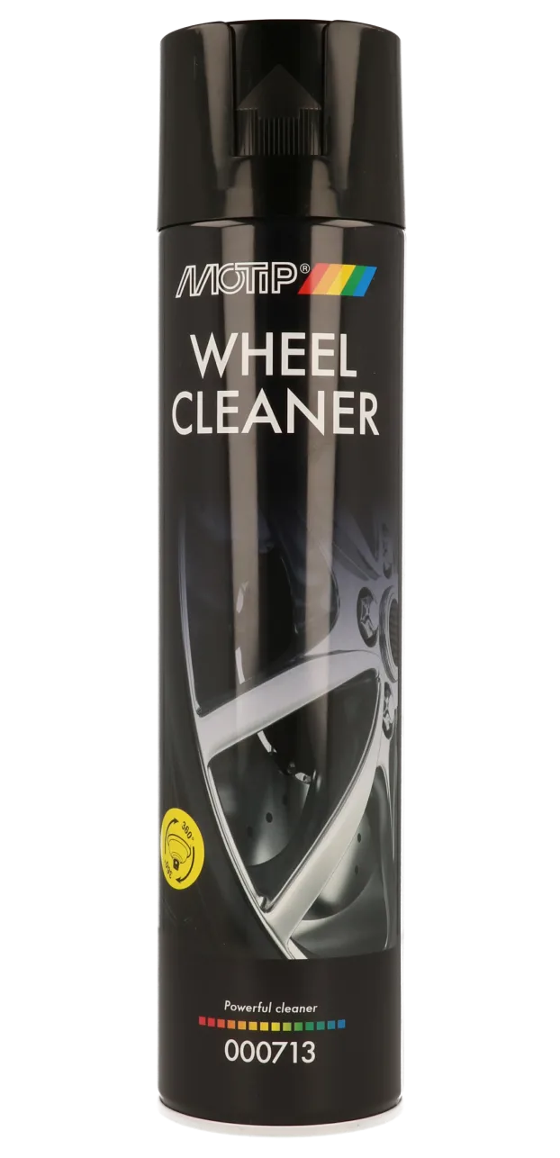 Пена для очистки дисков MOTIP Wheel Cleaner, прозрачный красный, 500 мл