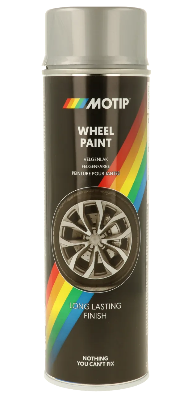 Акрилова фарба для дисків MOTIP Wheel Paint, чорний, глянцевий, 500 мл