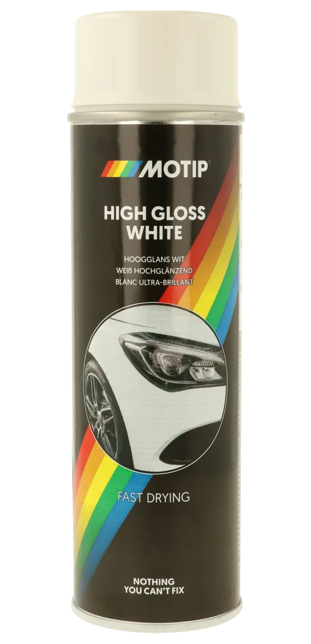 Біла акрилова фарба MOTIP White Paint, глянцевий, 12 мл