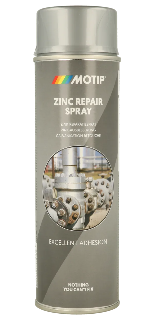 Цинковый ремонтный спрей MOTIP Zinc Repair Spray, матовый, 500 мл